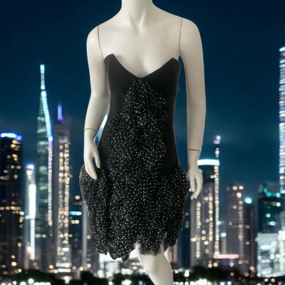 NWT Carmen March Strapless Mini Dress Size 38 $2760 - Picture 3 of 8
